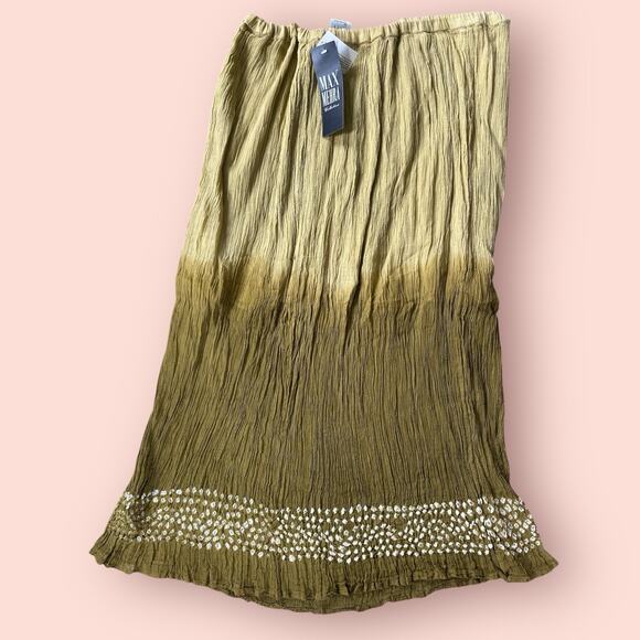 Y2K Women Maxi Skirt Whimsygoth Fairy Grunge Boho Cottage Low Rise Medium Large - Picture 2 of 4